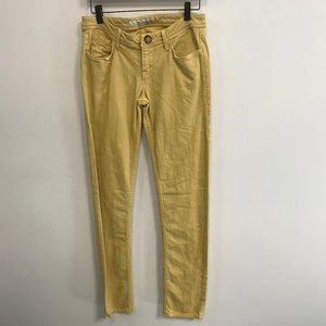 NWOT Level Mustard Tapered Leg Five-Pocket Jeans